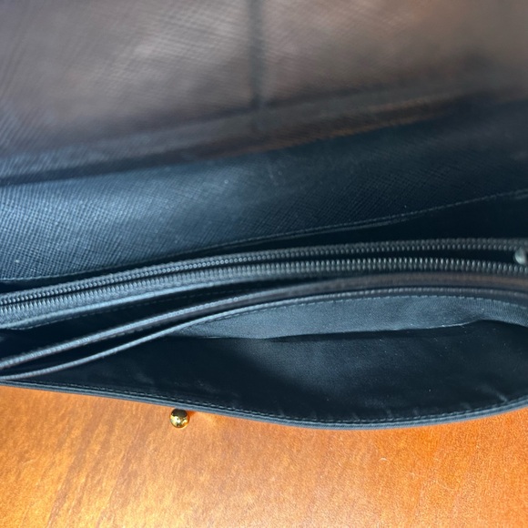 Prada, black nylon and leather, long wallet - Picture 8 of 10